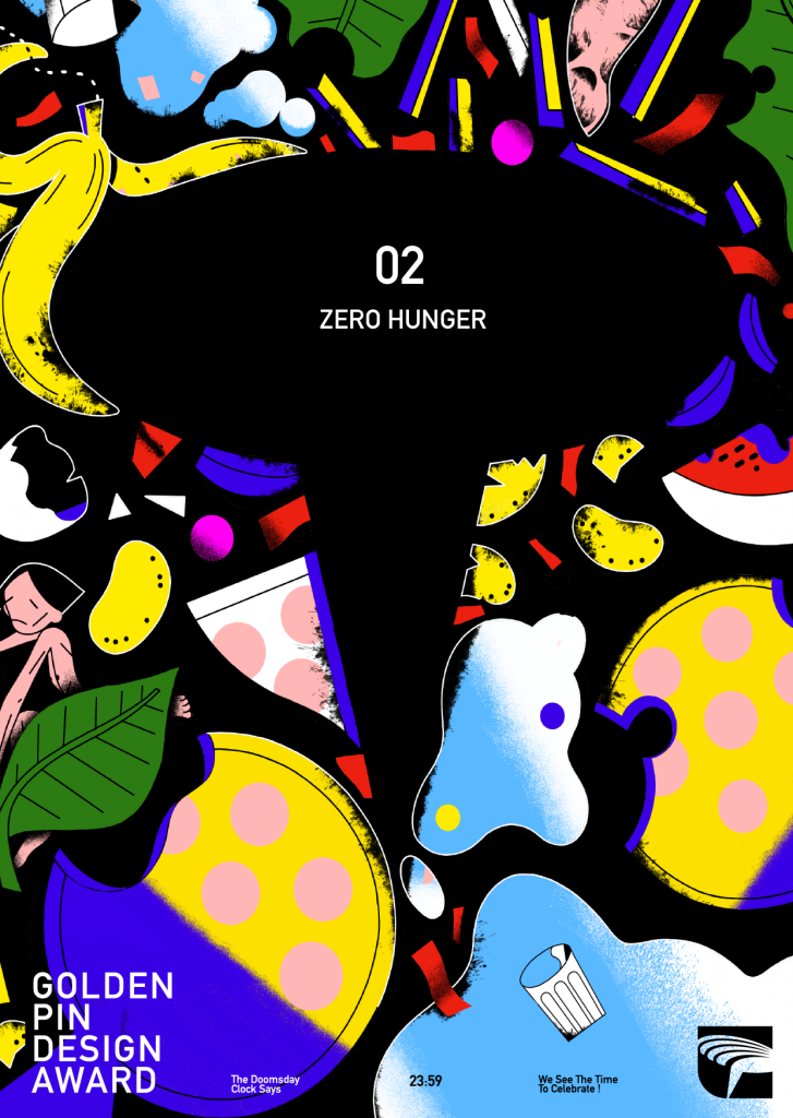 02_Zero Hunger_Golden Pin Design Award 2019 Key Visual - _Gala @ 23_59_ by Bito